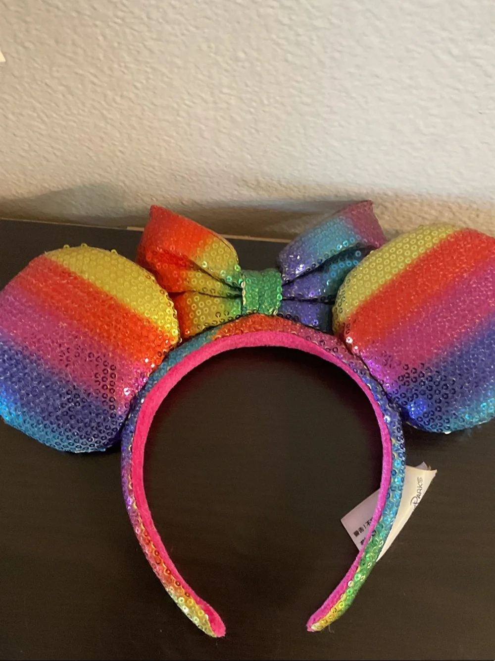 Disney Rainbow Sequin Minnie Ears Headband - Multicolor